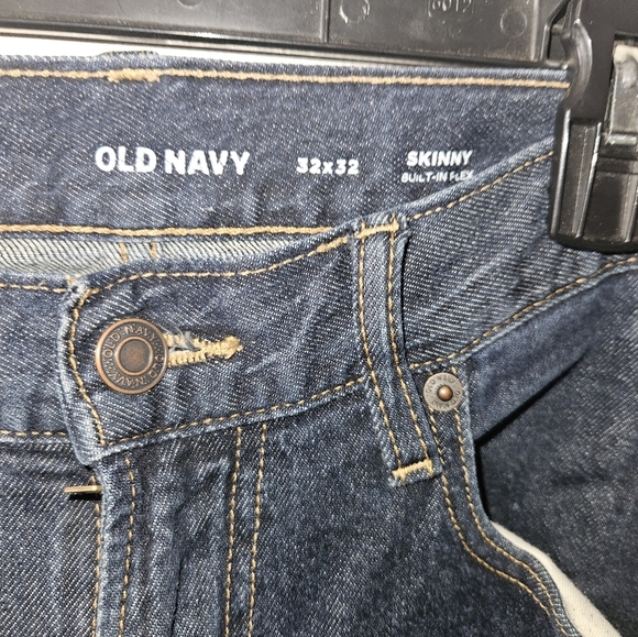 Old Navy Blue Skinny Jeans Size 32x32 - Picture 6 of 10